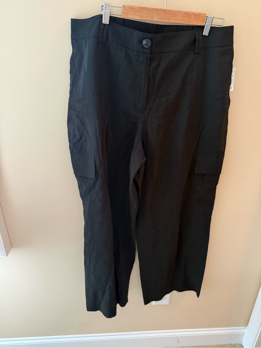 Maison D'Amelie cargo Wide Leg Pull-on Pants size XL NWT